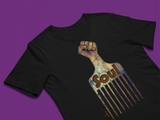 Soul Afro Pick Afro American History T-shirt