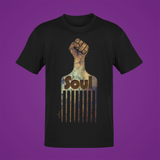 Soul Afro Pick Afro American History T-shirt