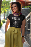 Rooted in Faith Inspirational Christian T-shirt
